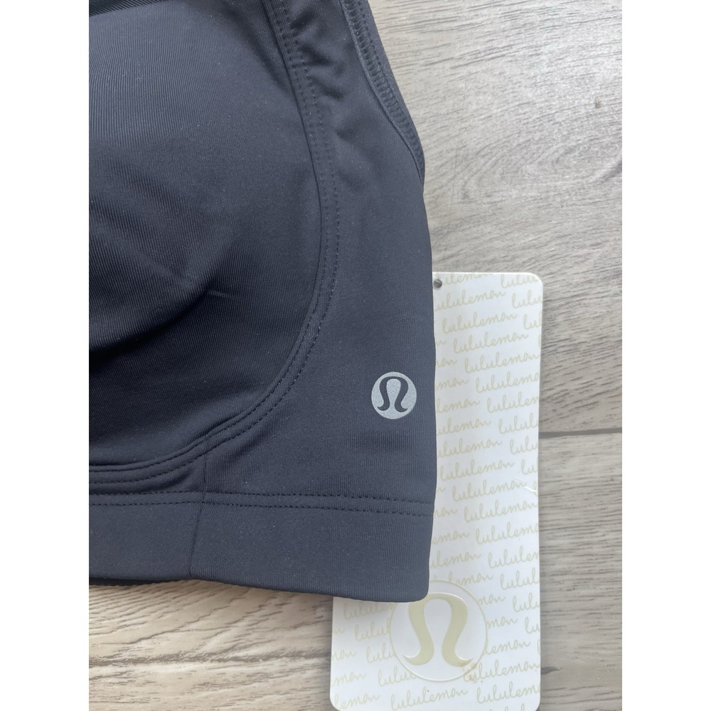 Lululemon Ta Ta Tamer II Sports Bra Black Size 36D Low Medium Impact Sports NWT - Picture 2 of 6